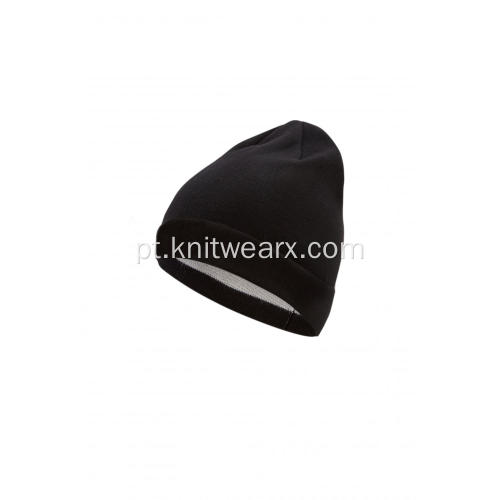 Gorro de malha outono inverno masculino feminino